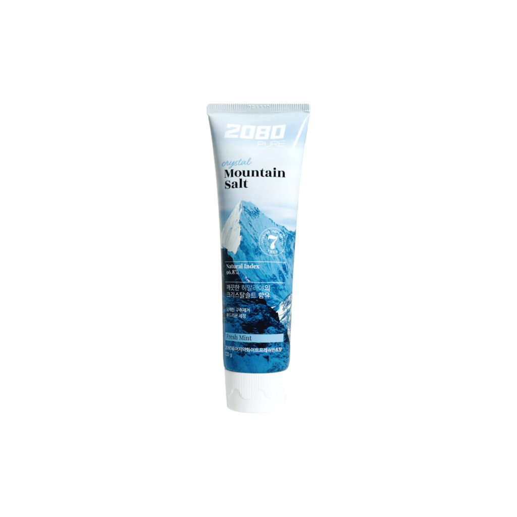 2080 Pure Mountain Salt Fresh Mint Flavor Toothpaste 120 g